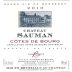 Chateau Sauman 2010 Front Label