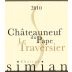 Chateau Simian Chateauneuf-du-Pape Le Traversier 2010 Front Label