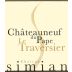 Chateau Simian Chateauneuf-du-Pape Le Traversier 2013 Front Label