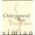 Chateau Simian Chateau Simian Le Traversier Blanc 2013 Front Label
