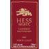 Hess Hess Select Cabernet Sauvignon 2009 Front Label