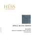 Hess Small Block Series Malbec 2013 Front Label