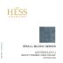 Hess Small Block Series Auction Lot 11 2012 Front Label