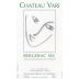 Chateau Vari Bergerac Blanc Sec 2015 Front Label
