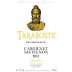 Chateau Vartely Taraboste Cabernet Sauvignon Reserva 2011 Front Label