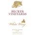 Becker Vineyards White Wing 2014 Front Label