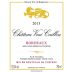 Chateau Vrai Caillou Bordeaux Superieur 2013 Front Label