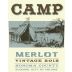 Camp Merlot 2012 Front Label