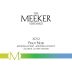 Meeker Pinot Noir 2012 Front Label