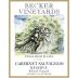Becker Vineyards Wilmeth Vineyard Reserve Cabernet Sauvignon 2007 Front Label