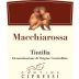 Claudio Cipressi Tintilia del Molise Macchiarossa 2008 Front Label