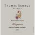 Thomas George Catie's Corner Vineyard Viognier 2013 Front Label