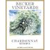 Becker Vineyards Reserve Chardonnay 2012 Front Label