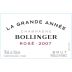 Bollinger La Grande Annee Brut Rose 2007 Front Label