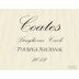 Coates Wines Touriga Nacional 2012 Front Label