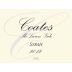 Coates Wines Organically Grown Syrah 2012 Front Label