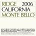 Ridge Monte Bello (1.5 Liter Magnum) 2006 Front Label