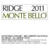 Ridge Monte Bello (1.5 Liter Magnum) 2011 Front Label