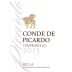 Conde de Picardo Tempranillo 2013 Front Label