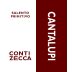 Conti Zecca Salento Cantalupi Primitivo Rosso 2007 Front Label