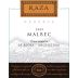 Cooperativa La Riojana Raza Reserva Malbec 2009 Front Label