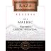 Cooperativa La Riojana Raza Reserva Malbec 2013 Front Label