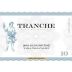 Tranche Cellars Blue Mountain Vineyard Sangiovese 2010 Front Label