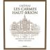 Chateau Les Carmes Haut-Brion 2016 Front Label