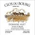 Domaine Huet Clos du Bourg Demi-Sec 2016 Front Label