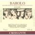 Crissante Alessandria Barolo Roggeri 2010 Front Label