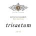 Trisaetum Estates Reserve Riesling 2013 Front Label