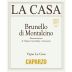 Caparzo Brunello di Montalcino Vigna La Casa 2012 Front Label