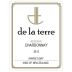 De La Terre Winery Reserve Chardonnay 2013 Front Label