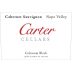 Carter Cellars Coliseum Block Cabernet Sauvignon 2008 Front Label