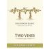 Two Vines Sauvignon Blanc 2013 Front Label