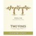 Two Vines Riesling 2013 Front Label
