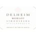 Delheim Wines Merlot 2013 Front Label