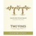 Two Vines Gewurztraminer 2013 Front Label