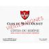 Clos du Mont Olivet Cotes-du-Rhone Vieilles Vignes 2015 Front Label