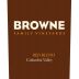 Browne Family Vineyards Red Blend 2015 Front Label