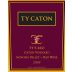 Ty Caton Ty's Red 2009 Front Label