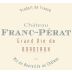 Despagne Chateau Franc-Perat Blanc 2006 Front Label