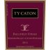 Ty Caton Ballfield Syrah 2012 Front Label