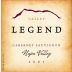 Valley Legend Napa Valley Cabernet Sauvignon 2007 Front Label