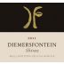 Diemersfontein Wine and Country Estate Shiraz 2011 Front Label
