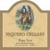 Vaquero Pinot Noir 2012 Front Label