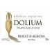 Dolium Winery Tempranillo 2010 Front Label