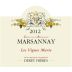 Domain Derey Brothers Marsannay Les Vignes Marie 2012 Front Label