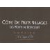 Domaine A. Chopin & Fils Cote de Nuits Villages Les Monts de Boncourt 2013 Front Label