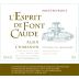 Domaine Alain Chabanon Montpeyroux L'Esprit de Font Caude 2011 Front Label